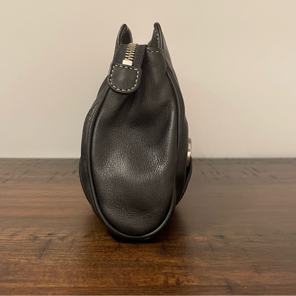 🖤 B. Makowsky black leather clutch - Picture 5 of 13